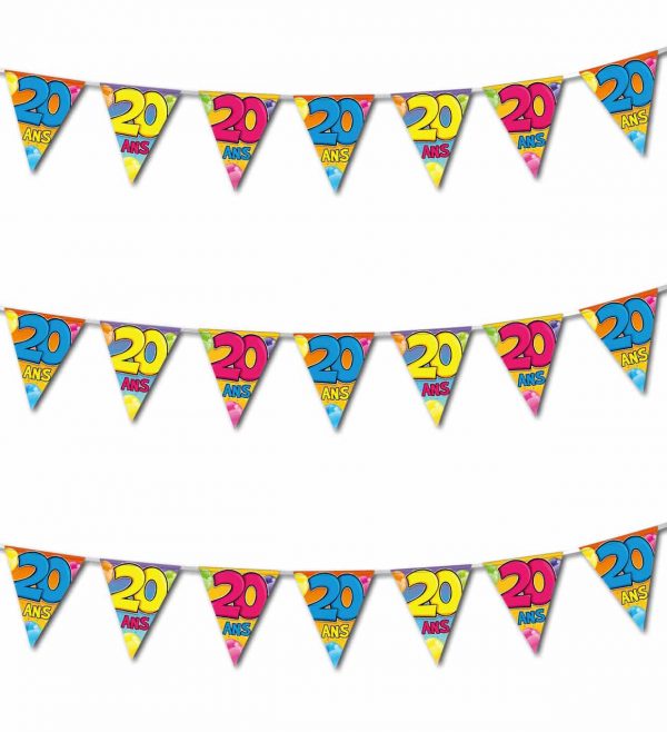 20th birthday bunting