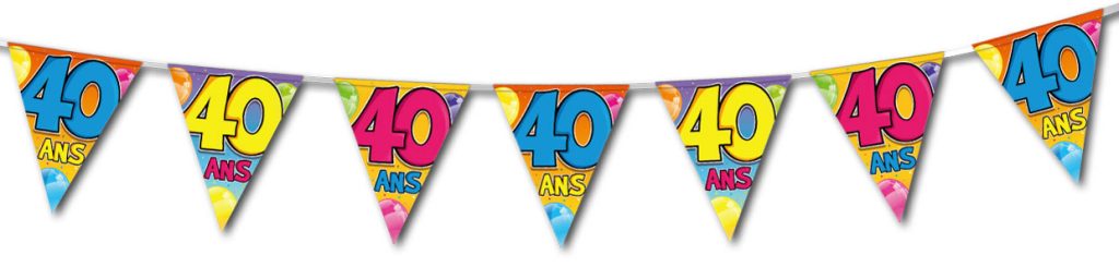 40th birthday party bunting