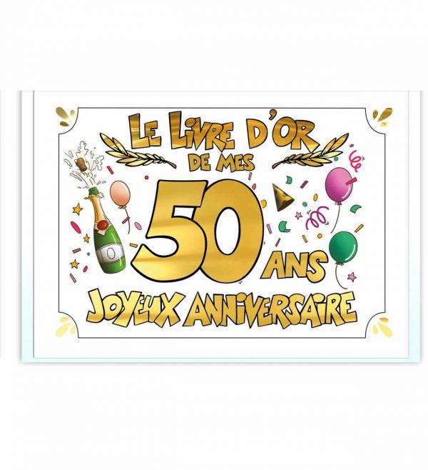 50th birthday notebook