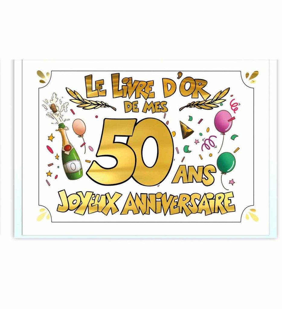 50th birthday notebook