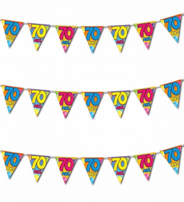 70th birthday bunting