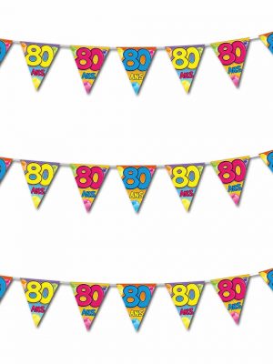 80th birthday bunting