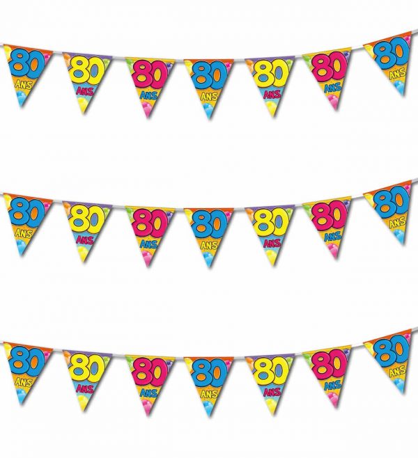 80th birthday bunting