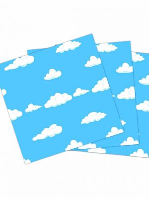 Paper napkins with cloud