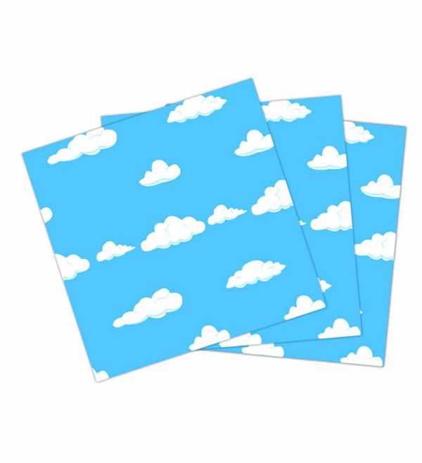 Paper napkins with cloud