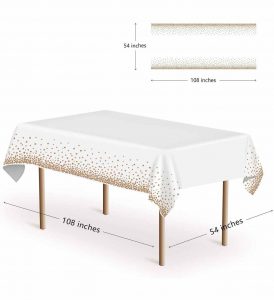 Plastic tablecover