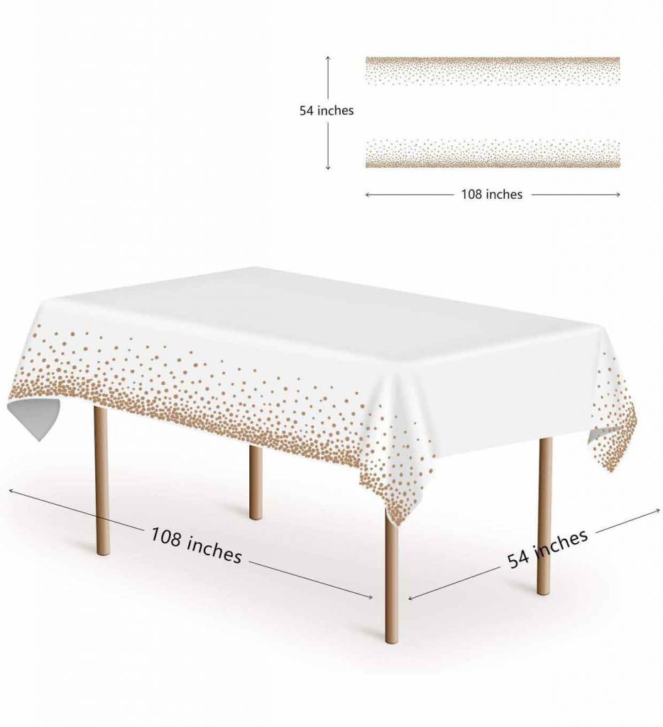 Plastic table cover